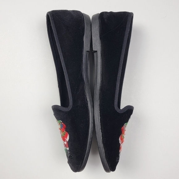 Vintage Gitano Christmas Santa Flats Loafers 7.5 - Picture 3 of 11
